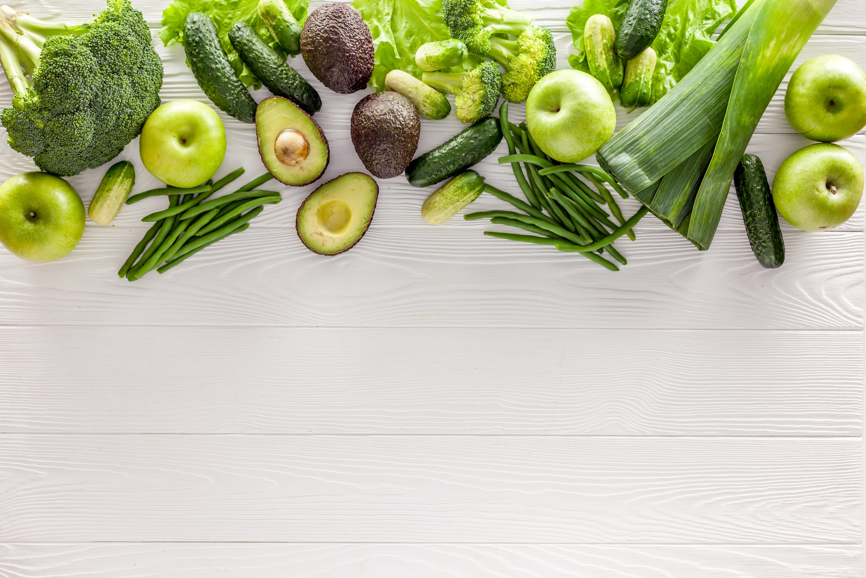 Green vegetables background.